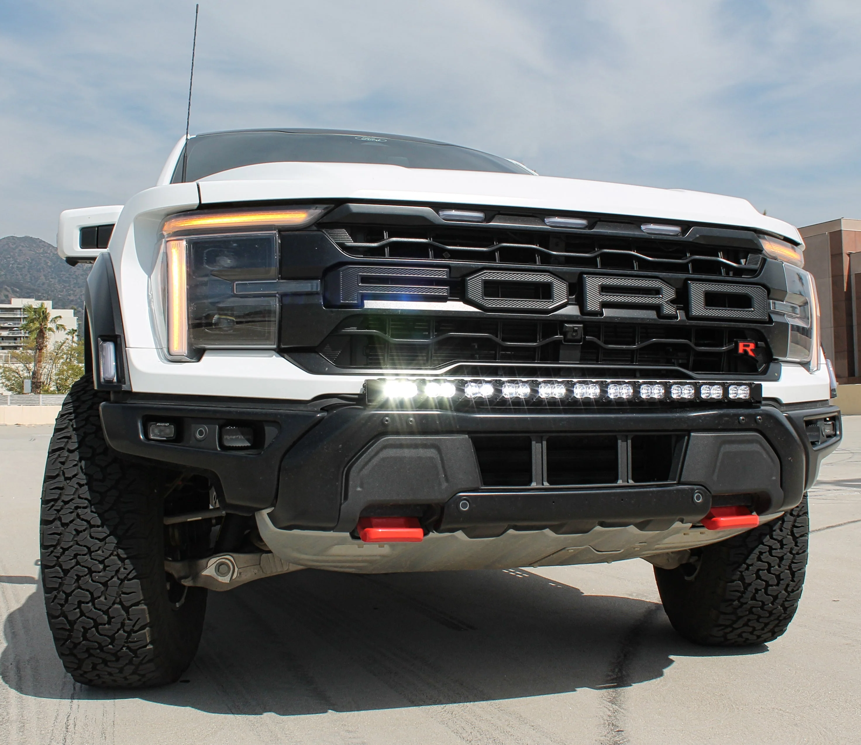 2024+ Ford F150 Raptor Gen 3 Refresh Modular Bumper 40in Light Bar PRO - Image 9